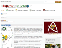 Tablet Screenshot of laboccadelvulcano.it